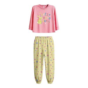 PIJAMA INFANTOJUVENIL BLUSA ML E CALÇA - MALWEE