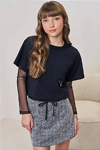 CAMISETA TEEN BOXY OVER - VIC & VICKY