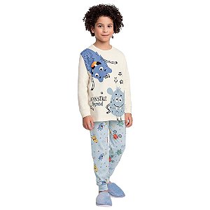 PIJAMA INFANTIL MASCULINO CAMISETA E CALÇA - FAKINI