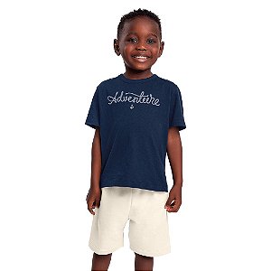 CONJUNTO INFANTIL MASCULINO CAMISETA E BERMUDA - FAKINI