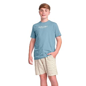 CONJUNTO TEEN MASCULINO CAMISETA E BERMUDA - FAKINI