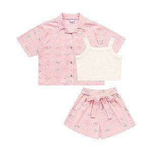 CONJUNTO INFANTOJUVENIL FEMININO - FAKINI