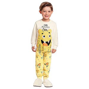PIJAMA INFANTIL MASCULINO CAMISETA E CALÇA - FAKINI