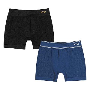 KIT 02 CUECAS BOXER - KYLY