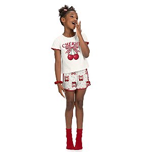 CONJUNTO INFANTOJUVENIL FEMININO CHERRY - KYLY