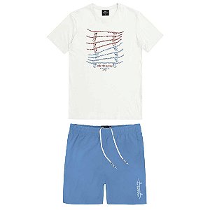 CONJUNTO INFANTOJUVENIL CAMISETA E SHORT - KING & JOE