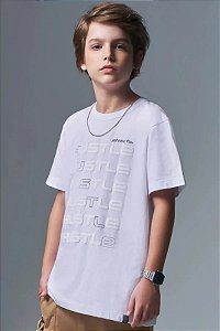 CAMISETA INFANTOJUVENIL EM MEIA MALHA - JOHNNY FOX