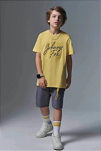 CONJUNTO INFANTOJUVENIL CAMISETA E BERMUDA - JOHNNY FOX