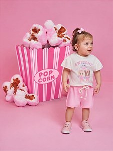 CONJUNTO INFANTIL BLUSA E SHORT - CINTI