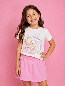 CONJUNTO INFANTIL BLUSA E SHORT SAIA - CINTI