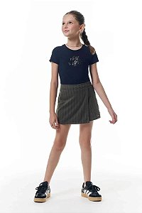 CONJUNTO TEEN BLUSA E SHORT SAIA - VIC & VICKY