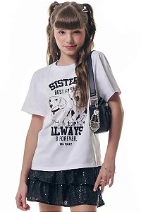 BLUSA COMFY TEEN EM MEIA MALHA - VIC & VICKY