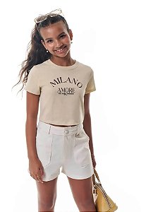 BLUSA TEEN EM MEIA MALHA - VIC & VICKY