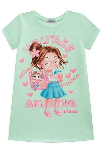 VESTIDO INFANTIL EM MOLECOTTON - INFANTI