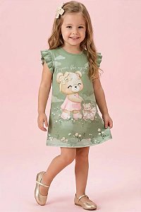 VESTIDO INFANTIL EM MEIA MALHA - INFANTI