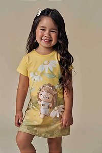 VESTIDO INFANTIL EM MEIA MALHA - INFANTI
