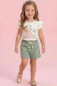 CONJUNTO INFANTIL BLUSA E SHORT - INFANTI