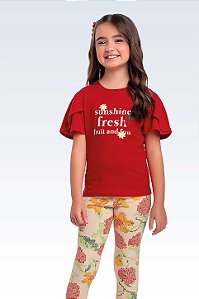 CONJUNTO INFANTIL BLUSA E LEGGING - FAKINI
