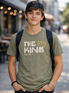 CAMISETA INFANTOJUVENIL SLIM EM MEIA MALHA - KING & JOE