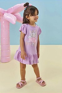 VESTIDO INFANTIL EM MEIA MALHA - KUKIÊ