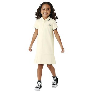 VESTIDO INFANTIL PÓLO EM PIQUET - MALWEE