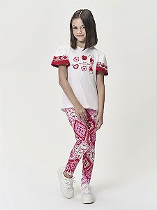 CONJUNTO INFANTOJUVENIL FEMININO BLUSA E LEGGING - BELI.ME