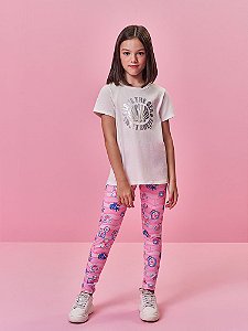 CONJUNTO INFANTOJUVENIL FEMININO BLUSA E LEGGING - BELI.ME