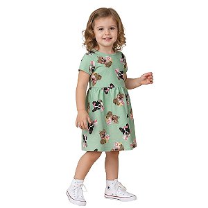 VESTIDO INFANTIL ACINTURADO - MALWEE