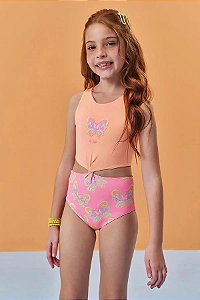MAIÔ INFANTIL REVERSÍVEL COM PROTEÇÃO UV - KUKIÊ