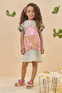VESTIDO INFANTIL EM MALHA POWER - KUKIÊ