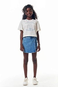 CONJUNTO TEEN BLUSA E SHORT SAIA - LILIMOON