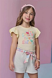 CONJUNTO INFANTIL BLUSA E SHORT - INFANTI