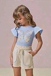 CONJUNTO INFANTOJUVENIL BLUSA E SHORT - INFANTI
