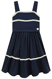 VESTIDO INFANTOJUVENIL EM LINHO SANTORINE - INFANTI