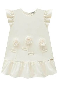 VESTIDO INFANTOJUVENIL EM SARJA COM ELASTANO - INFANTI