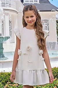 VESTIDO INFANTOJUVENIL EM SARJA COM ELASTANO - INFANTI