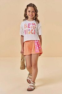 CONJUNTO INFANTOJUVENIL BLUSA E SHORT - KUKIÊ