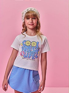 CONJUNTO INFANTOJUVENIL BLUSA E SHORT SAIA - BELI.ME