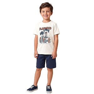 CONJUNTO INFANTOJUVENIL CAMISETA E BERMUDA - MALWEE