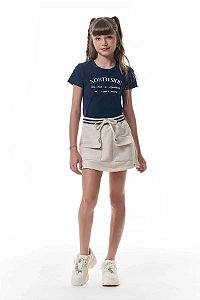 CONJUNTO TEEN BLUSA E SHORT SAIA - VIC & VICKY
