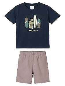 CONJUNTO INFANTIL CAMISETA E BERMUDA - MALWEE