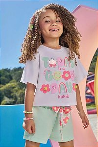 CONJUNTO INFANTOJUVENIL BLUSA E SHORT - KUKIÊ