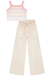 CONJUNTO INFANTOJUVENIL REGATA E CALÇA - KUKIÊ