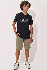 CONJUNTO INFANTOJUVENIL CAMISETA E BERMUDA - JOHNNY FOX