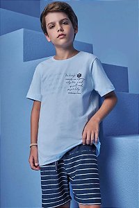CAMISETA INFANTOJUVENIL EM MEIA MALHA - JOHNNY FOX