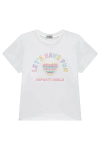 BLUSA INFANTOJUVENIL EM MEIA MALHA - INFANTI