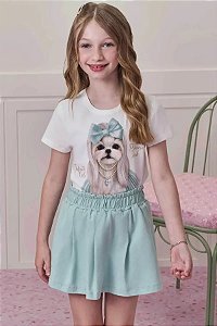 CONJUNTO INFANTIL BLUSA E SHORT SAIA - INFANTI
