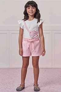 CONJUNTO INFANTOJUVENIL BLUSA E SHORT - INFANTI
