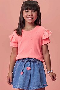 BLUSA INFANTOJUVENIL EM MEIA MALHA - INFANTI