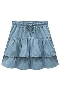 SAIA TEEN RUFFLES EM JEANS - VIC & VICKY